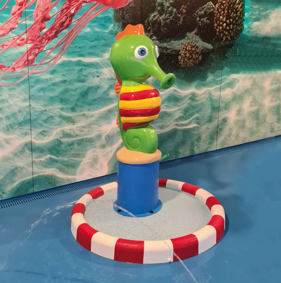 Dierfiguur zeepaard in groen
